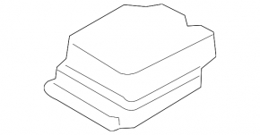 SRS airbag module, airbag computer, Ford Escape MK3 2017-2019