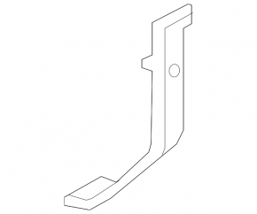 Right rear bumper bracket Mazda CX-5 17- on amplifier