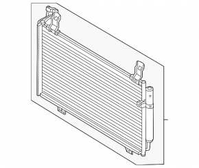 Mazda CX-50 23-25 2.5T Air Conditioning Radiator Condenser