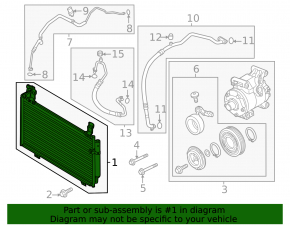 Mazda CX-50 23-25 2.5T Air Conditioning Radiator Condenser