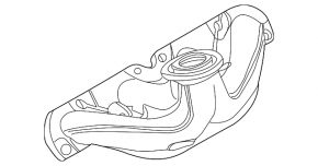 Exhaust manifold right BMW 5 G30 18-19 4.4T