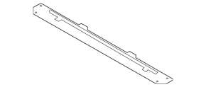 Lower radiator deflector for BMW i3 14-21
