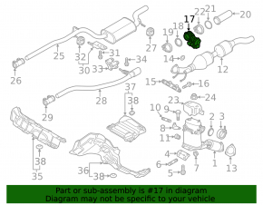 Exhaust flap VW Passat b7 12-14 USA 2.0 TDI