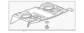 Upper Luggage Shelf Trim Cadillac CTS 14-