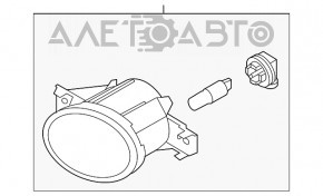 Right fog light for Nissan Altima 2013-2015 (pre-rest)