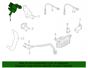 Fuel Evaporative Purge Valve Kia Forte 19-24