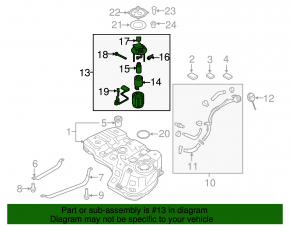 Fuel pump petrol pump Kia Sorento 16-18
