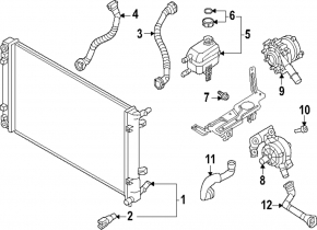 Hyundai Ioniq 5 22-24 inverter cooling pump with bracket
