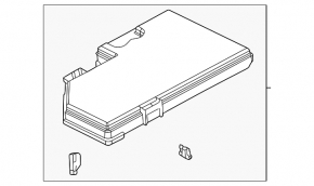 Honda Civic XI FE/FL 22- underhood fuse box housing cover