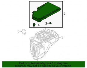 Honda Civic XI FE/FL 22-24 2.0 Underhood Fuse Box Cover