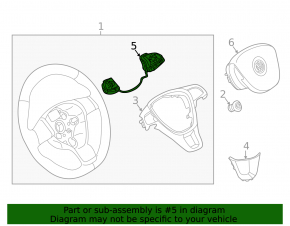 VW Atlas 24-25 steering wheel controls for radar without heated steering wheel