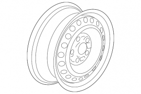 Wheel disk iron R16 Honda Civic X FC 16-21 for rent