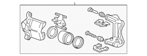 Front left brake caliper assembly for a 1993 Honda Accord hybrid