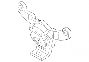 Audi Q8 19-23 front camera bracket in the grille