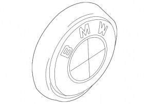 BMW X3 E83 03-10 tailgate emblem badge