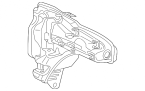 VW Tiguan 18-24 washer reservoir white without neck and sensor