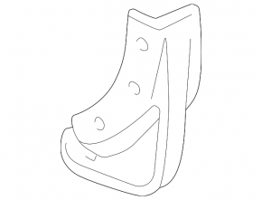 Mudguard front right Lexus RX300 98-03 tear