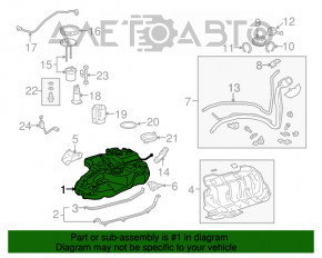 Lexus RX350 Fuel Tank 10-15