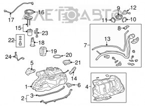 Lexus RX350 Fuel Tank 10-15