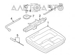 Subaru Legacy 15-19 Spare Wheel Mount