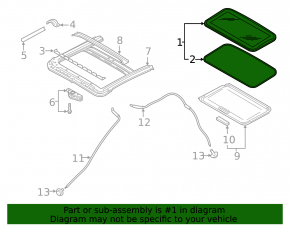 Sunroof Assembly Nissan Rogue Sport 17-19