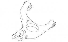 Lower control arm for rear left spring, Porsche Panamera 10-16