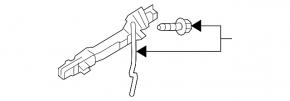 Front left door handle mechanism Mazda3 MPS 09-13