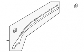 Door trim rear left inner right Ford Focus mk3 11-18