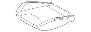 Passenger seat for Ford Focus mk3 11-14 pre-rest, pre-rest, titanium