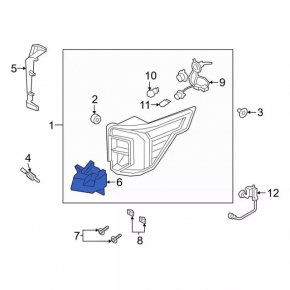 Rear light mount right Ford Explorer 20-