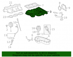 Oil pan 2GR-FXE Lexus RX450h 10-15 broken sensor