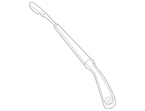 Left windshield wiper arm for Mercedes CLA 14-16