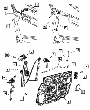 Door handle outer front left Chrysler 200 11-14