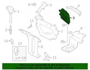 ECU block engine computer Infiniti QX50 19-