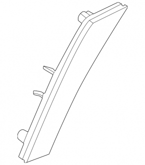Left front bumper reflector for Nissan Frontier 22-26