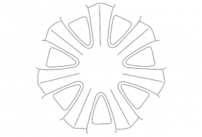 Wheel disk R18 x 8J ET55 5*114.3 Subaru b9 Tribeca