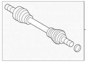 Drive axle shaft rear left Volvo XC40 19-25 T4, T5, B5