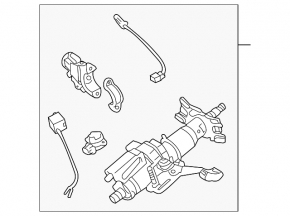 Toyota Sienna 04-10 steering column