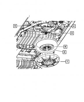 Wheel disk R16 Dodge Journey 11-13 iron