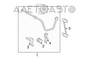 Rear stabilizer Toyota Solara 2.4 04-08
