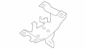 Left hood latch bracket for BMW X5 F15 14-18