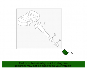 Wheel Pressure Sensor Kia Sorento 16-20 315MHz