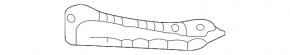 TV bar eyelash left Lexus ES 300 330 01-06