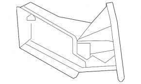Rear bumper bracket right VW Jetta 15-18 USA