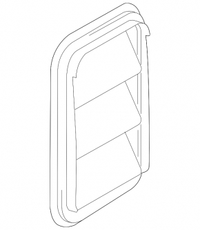 Left air vent shield for Toyota Highlander 14-19