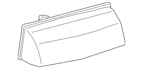 Left tailgate number plate light for Toyota Rav4 16-18