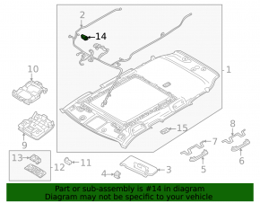 Mitsubishi Outlander 22-25 front left headlight under the visor
