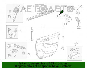 Mirror Control Toyota Highlander 20-22