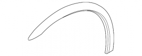 Front right arch trim Porsche Cayenne 958 11-14 turbo