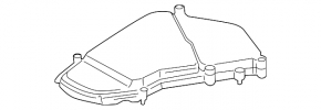 Cover of the fuse box under the hood Porsche Cayenne 958 11-17 Hybrid